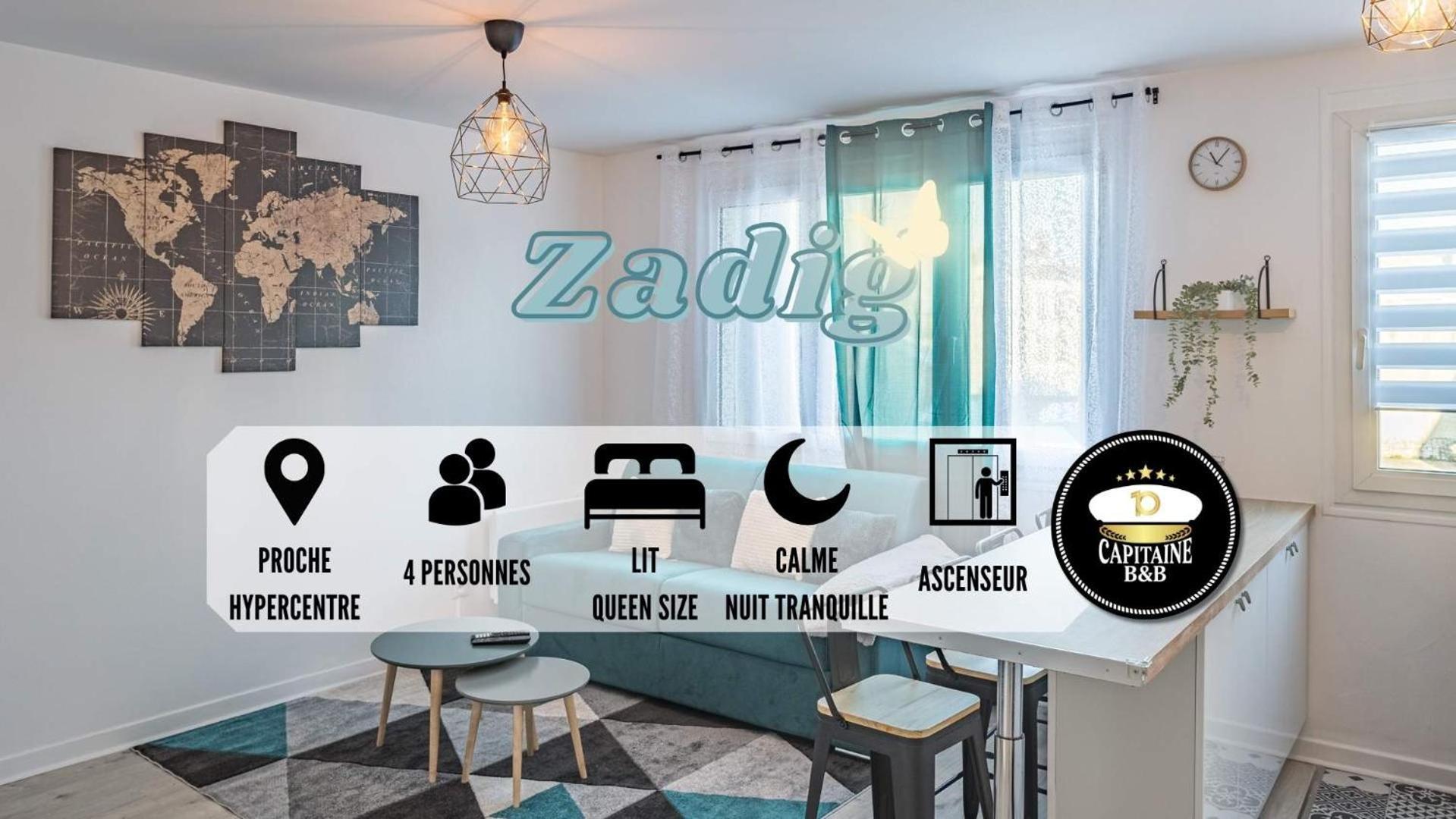 Zadig - Proche Hypercentre - 4 Pers. Apartment Troyes Bagian luar foto